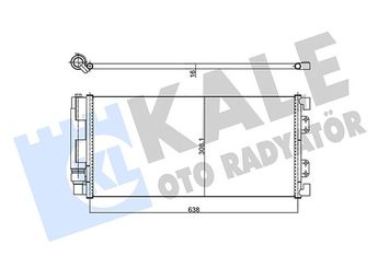 Klima Radyatörü  KALE 343195  FS106206 FS106207 FS106207L JRB000110 JRB101070 JRB500070 JRB500080