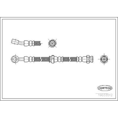 Fren Hortumu Ön Sağ Hyundai Santa Fe (SM)(2001->)  SWAPP 40325