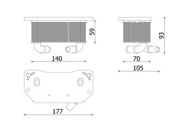 Motor Yağ Soğutucu  MAHLE CLC 322 000P  31293917
