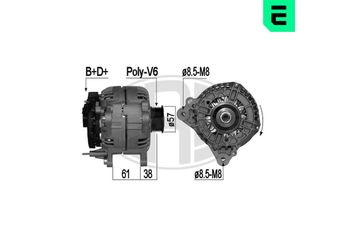 Alternatör  ERA 209065A  60813210 60604238 63604238
