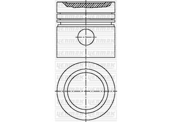 Piston (90.47MM-STD)  YENMAK 31-03553-000  RTC4189 RTC4734