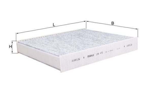 Polen Filtresi  Opel Meriva B (03.2010->)  MAHLE LAK 472