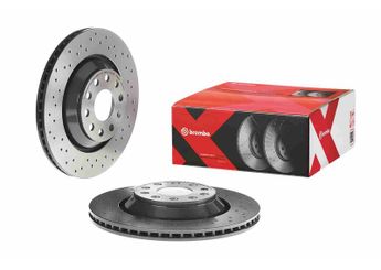 Fren Disk Ayna Arka Sağ ve Sol BREMBO 09.A200.1X  1K0615601N 5Q0615601E 3QD615601A 5Q0615601S 3QF615601A 5QM615601A