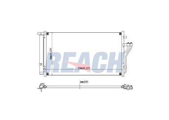 Klima Radyatörü  ORİS CHY971016  97606 976062Y500 976062Y501 676062Y501 97606-2Y500