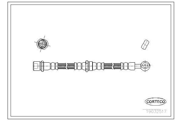 Fren Hortumu Ön Sağ OSSCA 01398