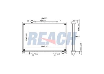 Su Radyatörü  RADISEN RR 62809  MR127853 MR481787 RR62809