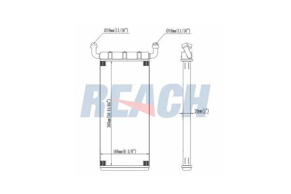 Kalorifer Radyatörü  Mercedes Viano 4 Matıc (639)(06.2006->)  KRAFTVOLL 08050261