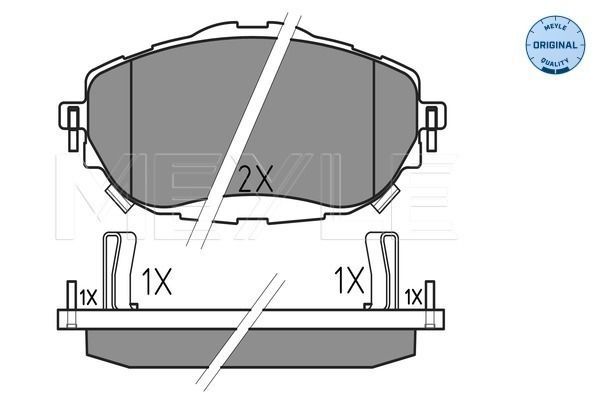 Fren Disk Balata Ön Toyota Auris / Auris Hybrid (E18)(10.2012->)  RECOVER 74176