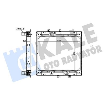 Su Radyatörü  VEKA 16-1800