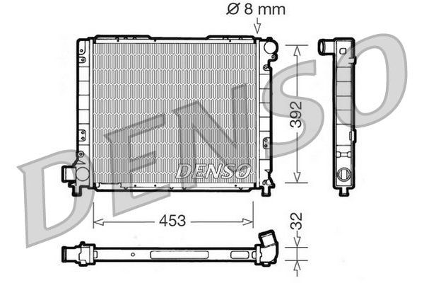 Su Radyatörü  DENSO DRM09052
