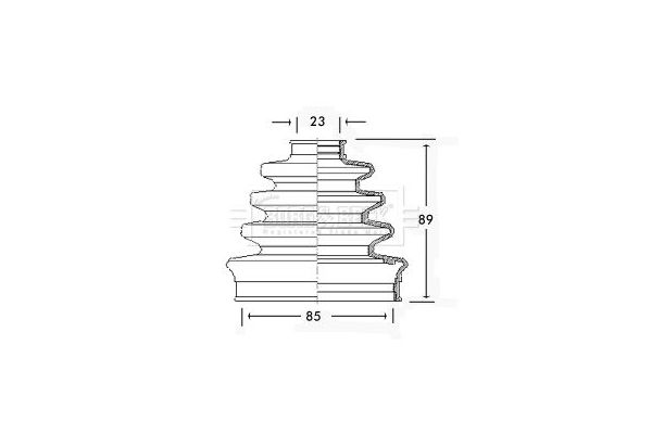 Aks Körüğü Ön Dış Sağ veya Sol MKS 710