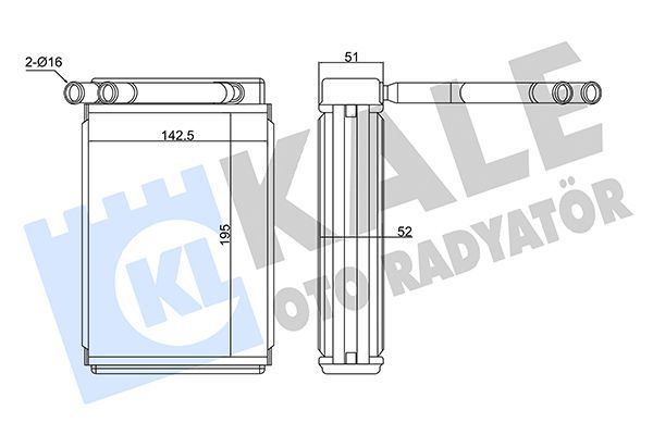 Kalorifer Radyatörü  KALE 370575