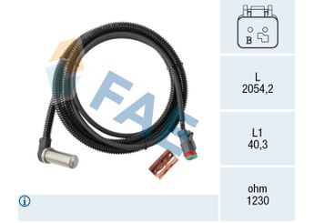 Abs Sensörü Ön Sağ veya Sol KRAFTVOLL 05090604  1428454 1530702 1545506