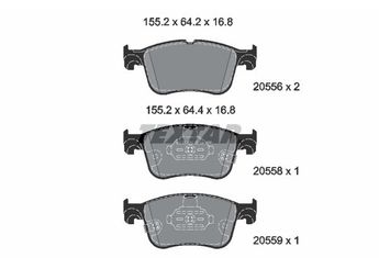 Fren Disk Balata Ön FORD ORJINAL MEJX6J2K021AA  MEJX6J2K021AA 2209149 2210416 2314163 2382272 2454601 2580321 JX6Z2001J KTJX612001ACB KTJX612K021AEA KTJX612K021AEB KTJX612K021AEC KTJX612K021AED KTJX612K021CEA KTJX612K021CEB