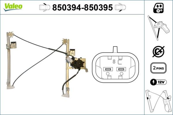 Cam Krikosu Ön Sol VALEO 850394