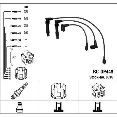 Buji Kablosu  NGK 0818