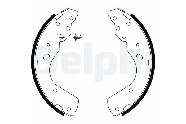 Fren Pabuçlu Balata Arka DELPHI LS1897