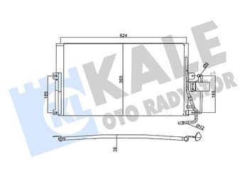 Klima Radyatörü  KALE 357880  1850065 1618114 1618 114 1850 065 52485274