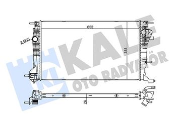 Su Radyatörü  KALE 355840  1S718K218AB 1S71 8K218 AB 214100016R 21410-0016R