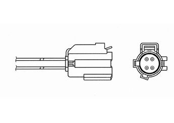 Oksijen (Lambda) Sensörü  NGK 6383  4606135AD 04606 135 AD 4606133AD