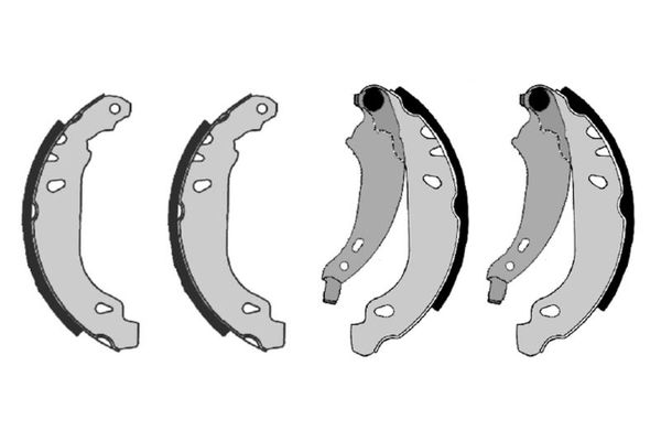 Fren Pabuçlu Balata Arka Peugeot 206 + (02.2009->)  RECOVER 18082
