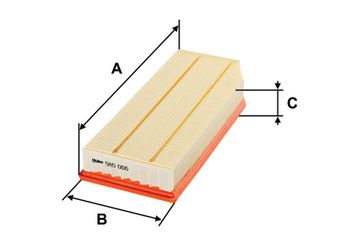 Hava Filtresi  VALEO 585066  A6110940104 6110940004 6110940104 6110940304 6130940004 A6110940004 A6110940304