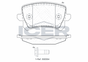 Fren Disk Balata Arka AYD 60454B  1K0698451L 1K0 698 451 L 3C0698451A 3C0 698 451 A JZW698451E JZW 698 451 E 8660000765 86 60 000 765 8660004432 86 60 004 432 3AA698451B 3AA698451 3AA 698 451 3AA698451A 3AA 698 451 A 3C0698451 3C0 698 451 3C0698451C 3C0 698 451 C 3C0698451E 3C0 698 451 E 3C0698451F 3C0 698 451 F 5N0698451 5N0 698 451 JZW698451G JZW 698 451 G 5ND698451 5ND 698 451