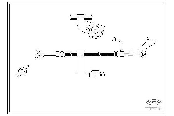 Fren Hortumu Ön Sol MARGO 2730008