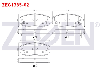 Fren Disk Balata Ön ZEGEN ZEG1385-02   13237750 1605185 1605236 13237753 13312895 20877794 20963796 13 237 753 13 312 895 22959105 22 959 105 1605624 16 05 236 95530020 16 05 624 95514525