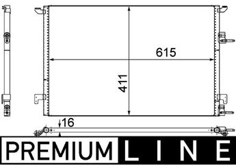Klima Radyatörü  MAHLE AC 589 000P  12804660