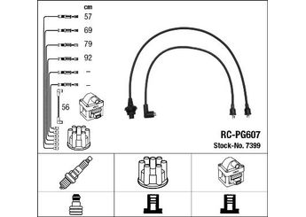 Buji Kablosu  NGK 7399  5967J9 5967.J9