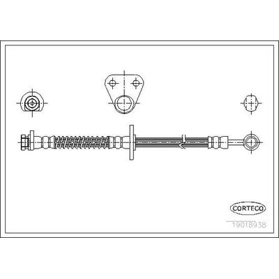 Fren Hortumu Ön Sağ veya Sol FROW 551.1112.059