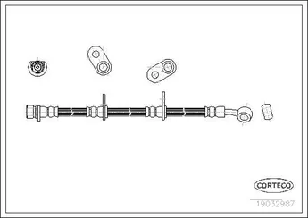 Fren Hortumu Ön Sağ veya Sol CORTECO 19032987  19032987 1465S2A000 01465S2A000