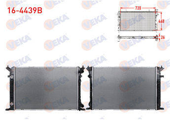 Su Radyatörü  VEKA 16-4439B  1300150 90410048