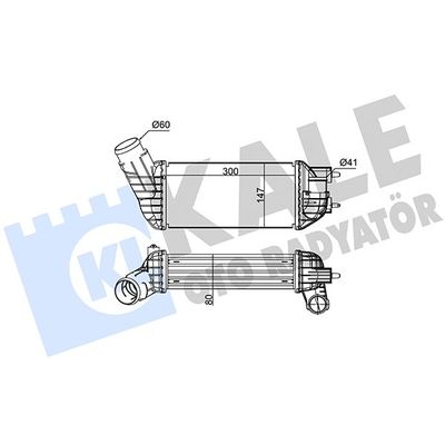 Turbo Radyatörü  Citroen C4 Picasso (02.2007->)  VEKA 42-3311