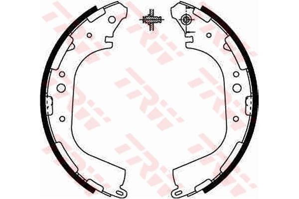 Fren Pabuçlu Balata Arka Nissan Navara NP300 Pickup (LCD22)(01.2008->)  MAHER 00153