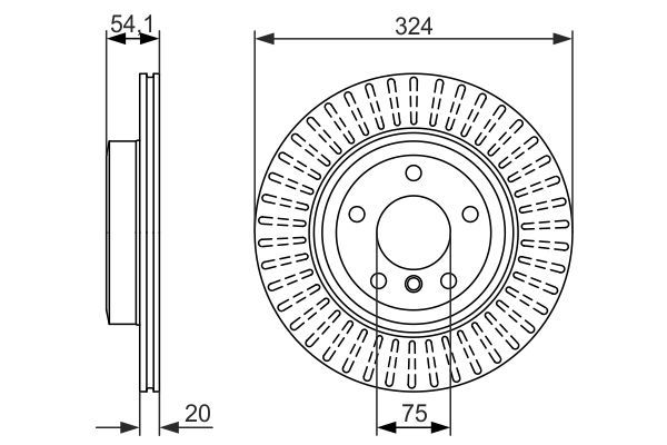 Fren Disk Ayna Arka Sağ ve Sol BMW Z4 Serisi Roadster (E89)(2009->)  BOSCH 0 986 479 731