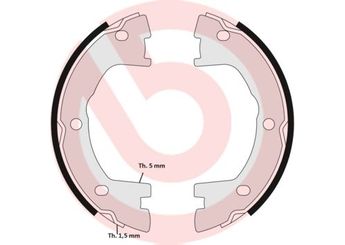 El Fren Balatası  BREMBO S A6 506  1906403 5001844749 503643887 90403 99431432 9947364 5001860144 5001860712 504129079