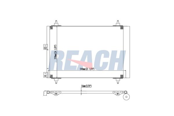 Klima Radyatörü  ORİS CPE355016