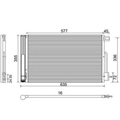 Klima Radyatörü  MAGNETI MARELLI 359003220010
