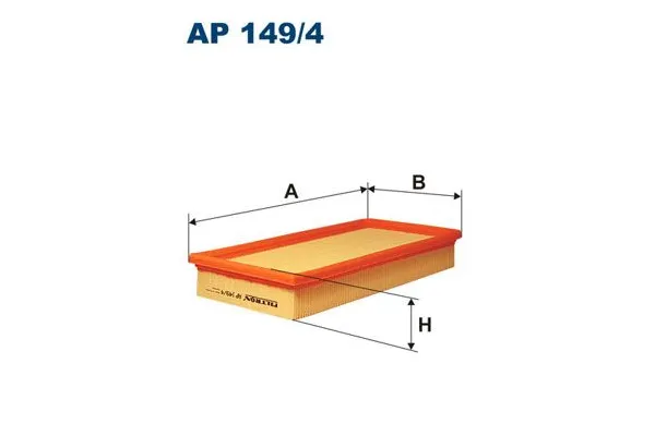 Hava Filtresi  Seat Cordoba 4 Kapı (6L2)(09.2002->)  FILTRON AP 149/4