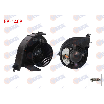 Kalorifer Motoru  BMW X5 Serisi (E70)(07.2007->)  VEKA 59-1409