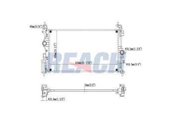 Su Radyatörü  ORİS BPE033022  1300379 1300361 13440199 13486433 13486483