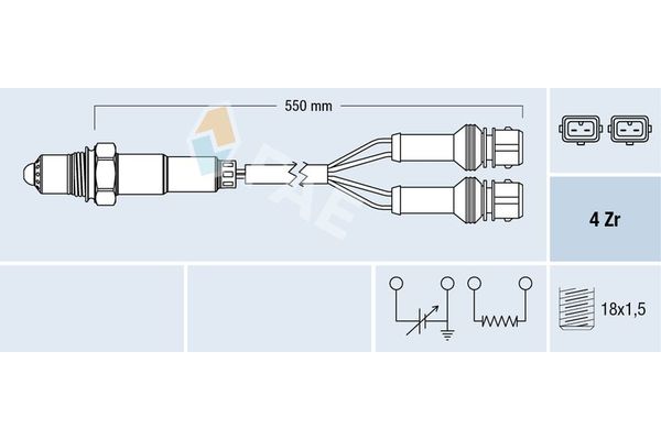 Oksijen (Lambda) Sensörü  FAE 77126