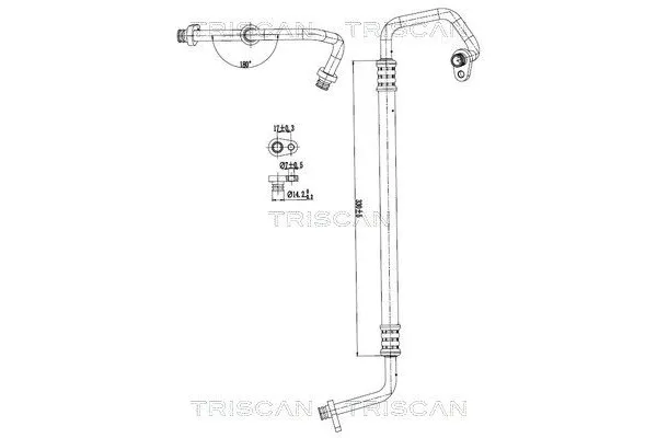 Klima Hortumu  PSA ORJINAL 6477L0