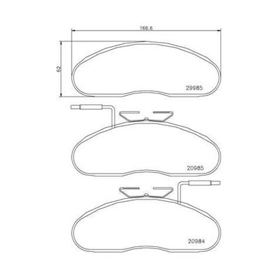 Fren Disk Balata Ön BREMBO P B7 002