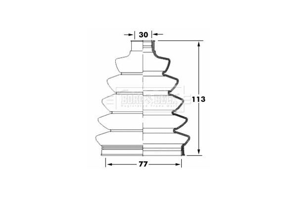 Aks Körüğü Ön Dış Sağ veya Sol ANKA 40105004