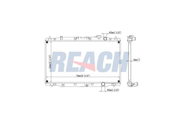 Su Radyatörü  Honda CR-V (RE)(06.2013->)  BSG 35-520-026