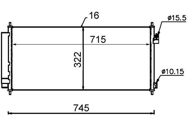 Klima Radyatörü  MAHLE AC 702 000S