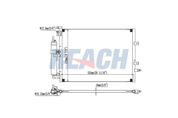 Klima Radyatörü  MGA 82229